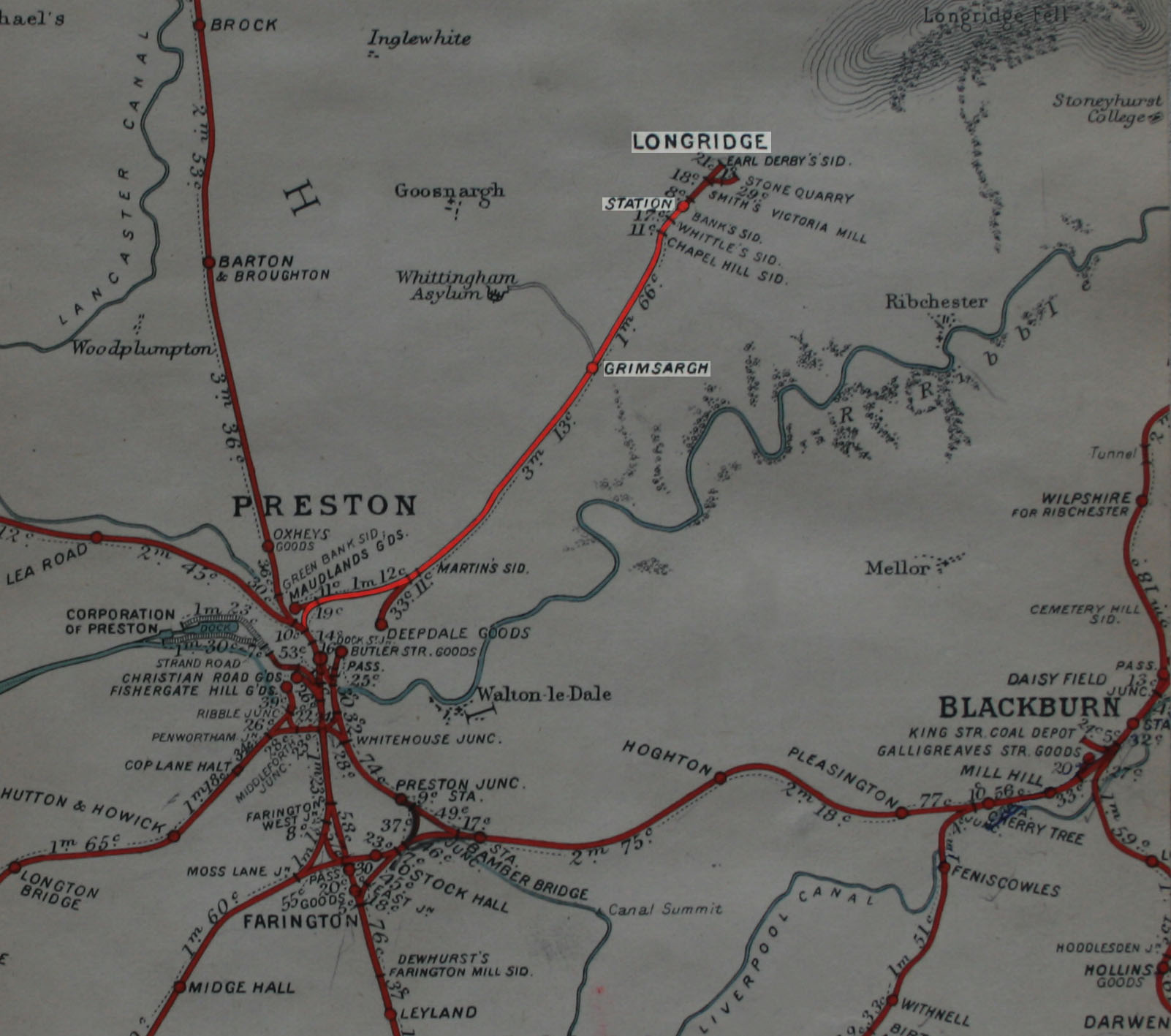 Preston No.5 Jct. Longridge Register of Closed Railways