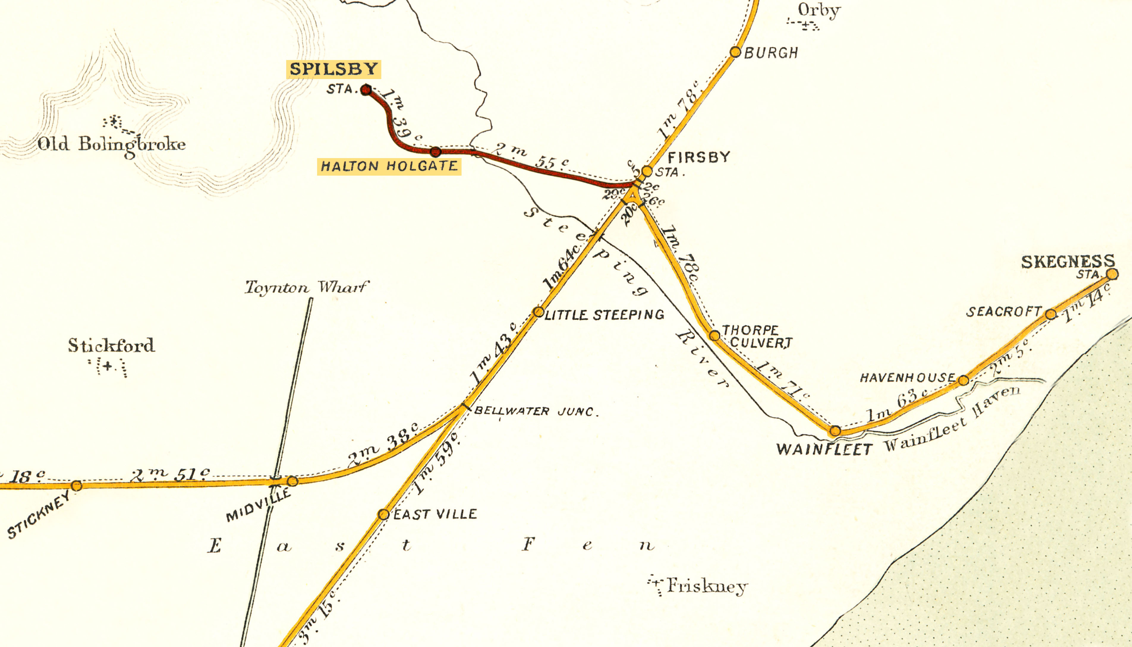 Firsby Jct. Spilsby Register of Closed Railways