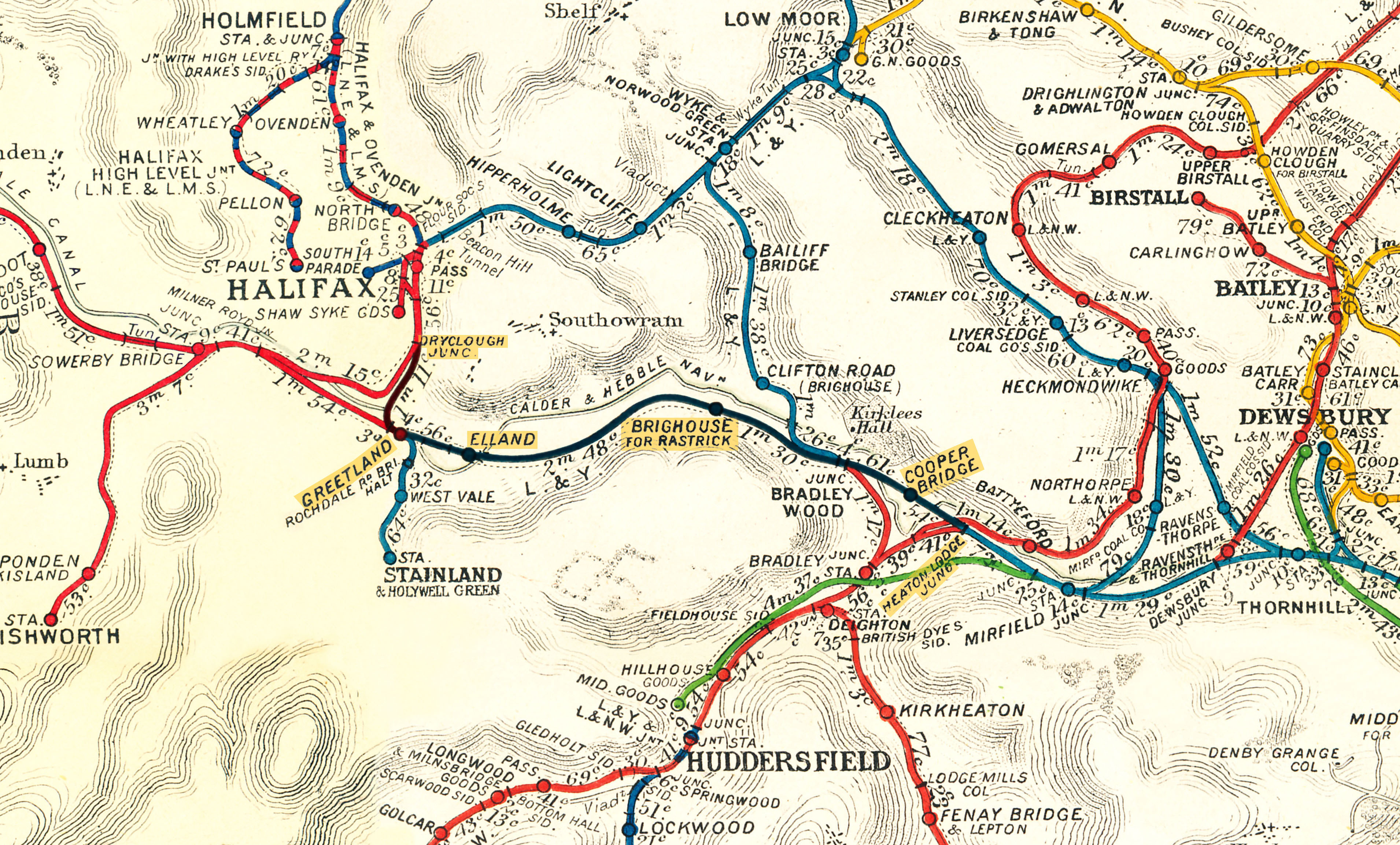Dryclough Jct. Heaton Lodge Jct. Register of Closed Railways